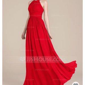 SOLD    Red Bridesmaid’s Dress